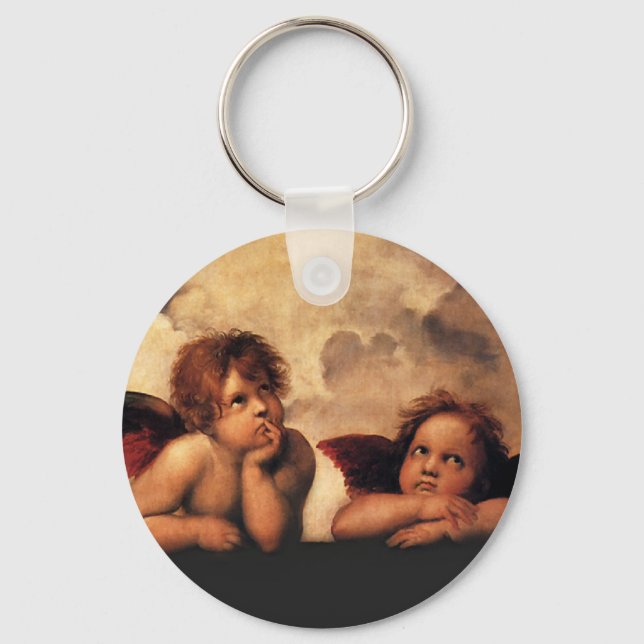 Raphael Sanzio - Angels (Detail) Keychain (Front)