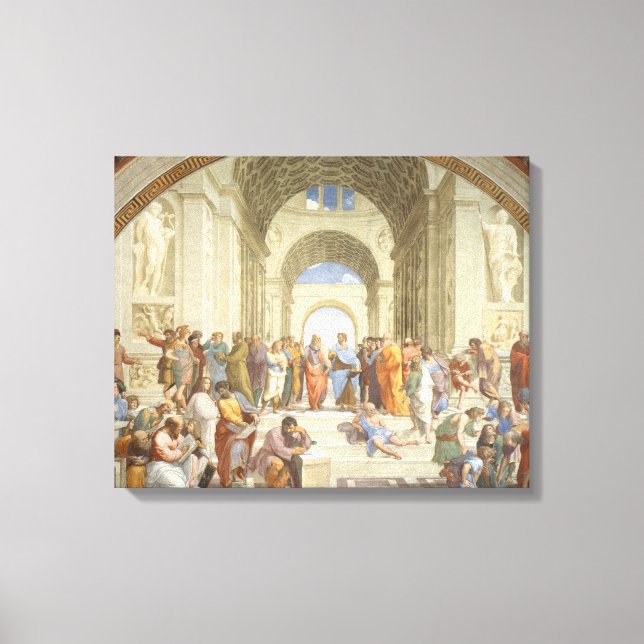 Raphael - School of Athens Canvas Print (Front)