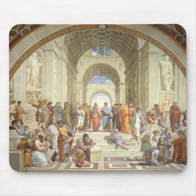 Raphael - School of Athens Mouse Pad (Front)