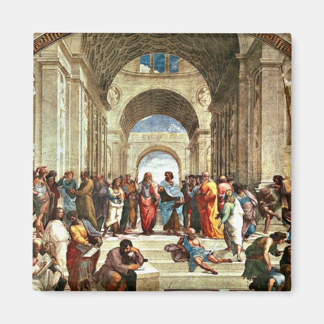 Raphael: School of Athens painting Magnet (Front)