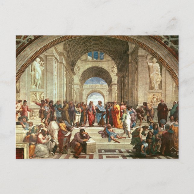 Raphael - School of Athens Postcard (Front)