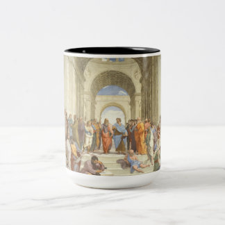 Raphael - School of Athens Two-Tone Coffee Mug