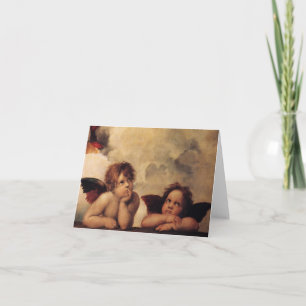 Raphael,Sistine Cherub Card
