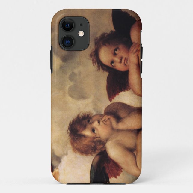 Raphael,Sistine Cherub Case-Mate iPhone Case (Back)