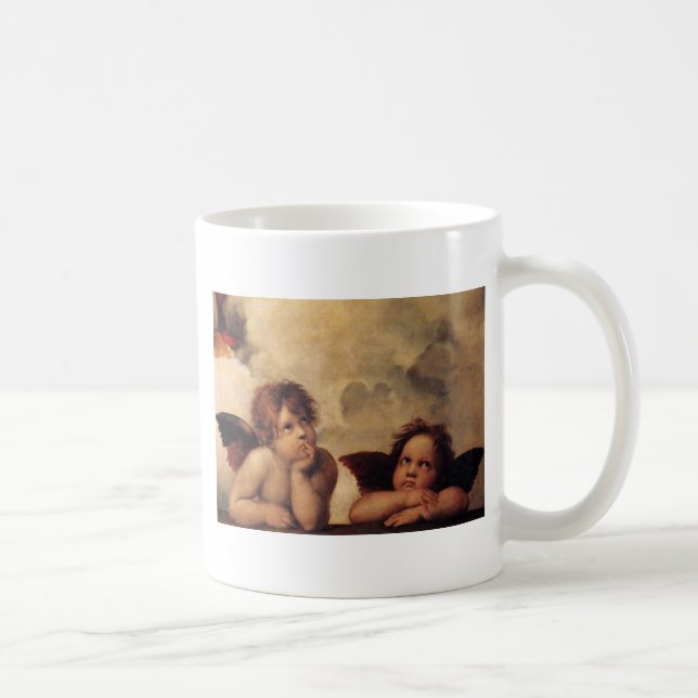 Raphael,Sistine Cherub Coffee Mug (Right)