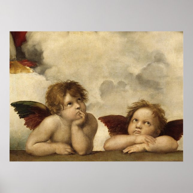 Raphael,Sistine Cherub Poster (Front)