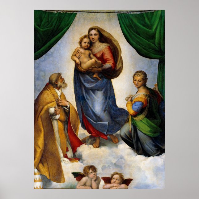 Raphael Sistine Madonna Poster (Front)