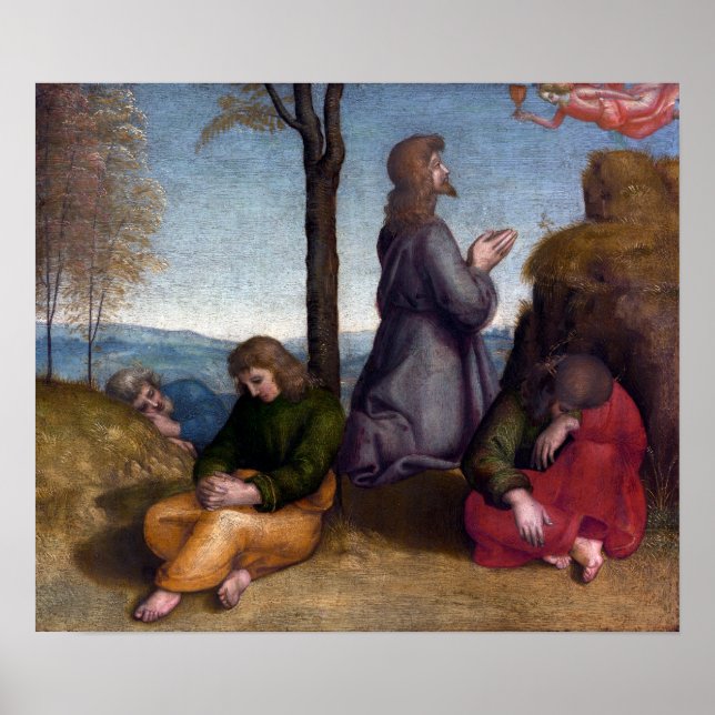 Raphael The Agony in the Garden of Gethsemane Poster (Front)