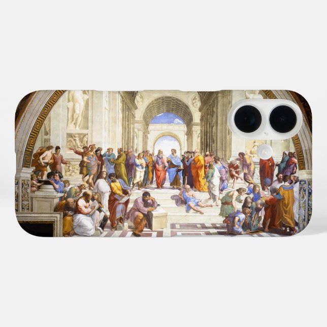 Raphael The School of Athens Renaissance Art Case-Mate iPhone Case (Back (Horizontal))