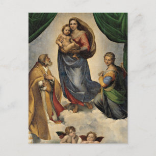 Raphael - The Sistine Madonna Postcard