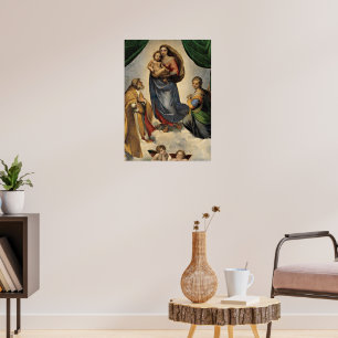 Raphael - The Sistine Madonna, Poster