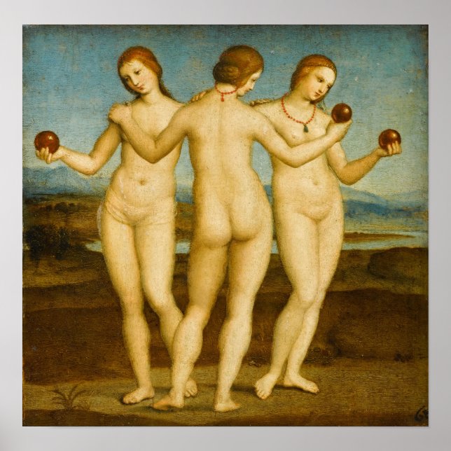 Raphael - The Three Graces Poster (Front)