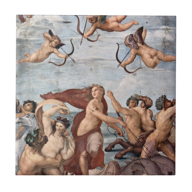 RAPHAEL -  Triumph of Galatea 1512 Tile (Front)