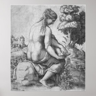 Raphael - Venus Removing A Thorn From Her Foot Poster