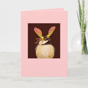 Raphaela the chickadee card