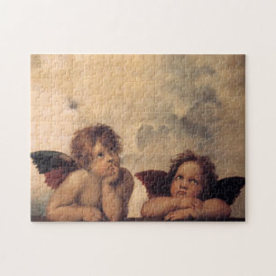 Raphael's Cherubs Fine Art Noël Angel Puzzle