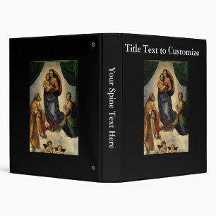 Raphael's Classic "Sistine Madonna" (circa 1513) Binder