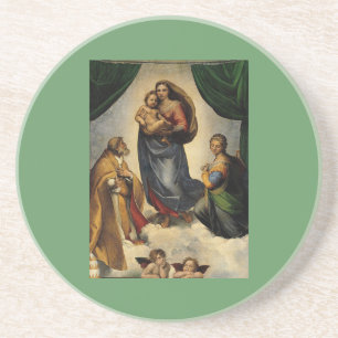 Raphael's Classic "Sistine Madonna" (circa 1513) Coaster