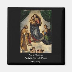 Raphael's Classic "Sistine Madonna" (circa 1513) Magnet