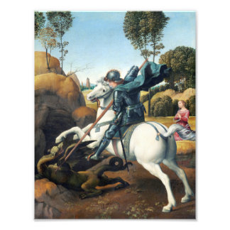 Raphael's Saint George and the Dragon (ca. 1506) f Photo Print