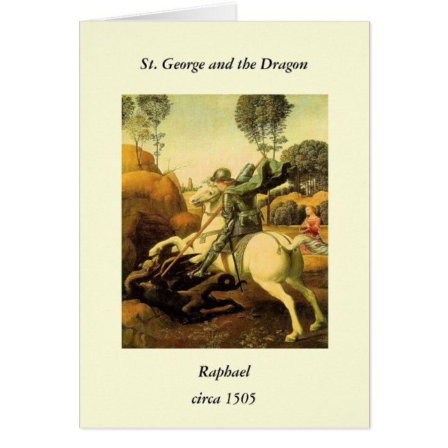 Raphael's "St. George and the Dragon" (circa 1505) (Front)