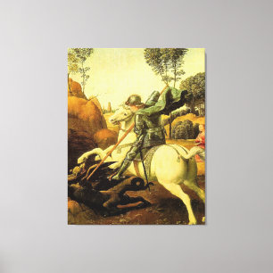 Raphael's "St. George and the Dragon" (circa 1505) Canvas Print