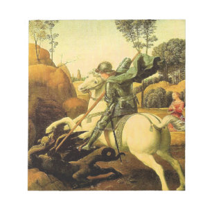 Raphael's "St. George and the Dragon" (circa 1505) Notepad