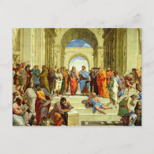 Raphael's "The School of Athens" Detail circa 1511 Postcard