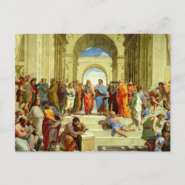 Raphael's "The School of Athens" Detail circa 1511 Postcard (Front)