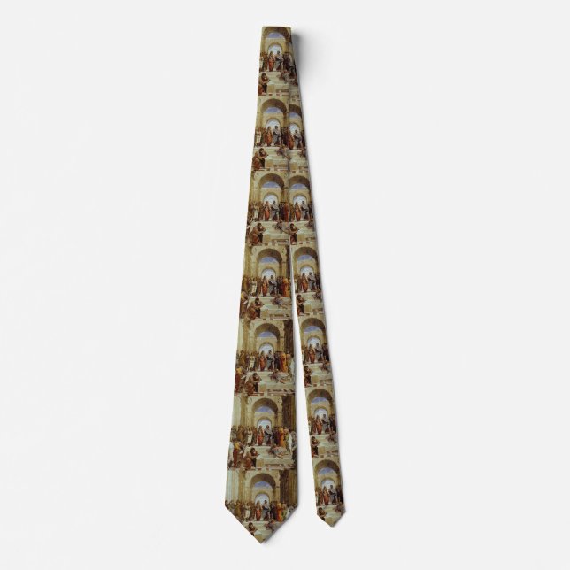 Raphael's "The School of Athens" Detail circa 1511 Tie (Front)