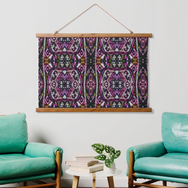 Rapidité En Bois De Couleur Tourné Tapisserie Mura (Salon)