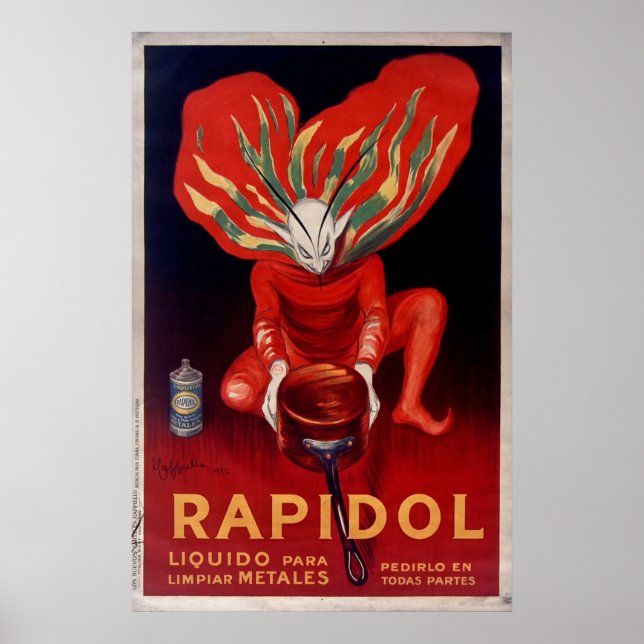 Rapidol, Metal Polish Spanish Advertising Poster (Front)