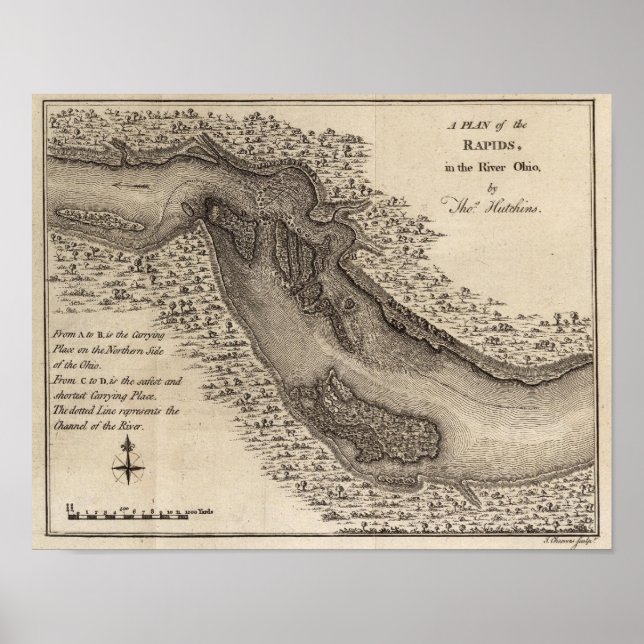 Rapids, in the River Ohio Poster (Front)