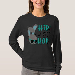 Rapmusk Cool Rabbit Hip Hop Rabbit Rap Music T-Shirt