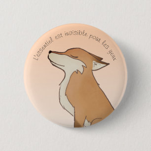 Raposa Pequeno Príncipe 2 Inch Round Button