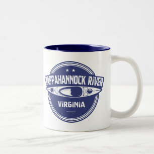 Rappahannock River, Virginia Two-Tone Coffee Mug