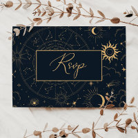 Rappel céleste RSVP Carte postale Invitation