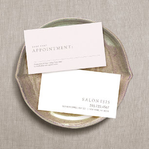 Rappel de rendez-vous Spa simple de salon rose