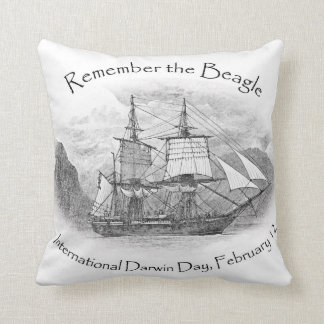 Rappelez-vous le coussin de carré de beagle