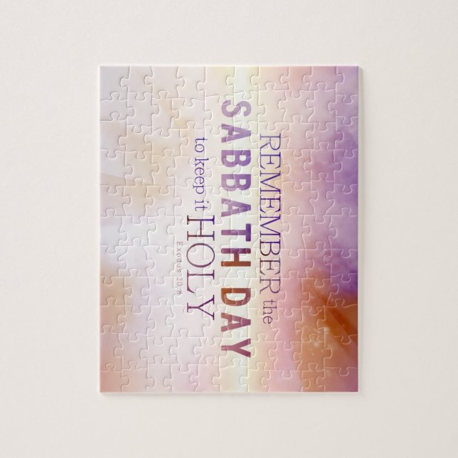 Rappelez-vous le puzzle de commandements du jour (Vertical)