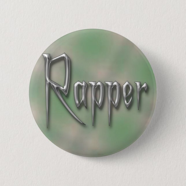 Rapper 2 Inch Round Button (Front)