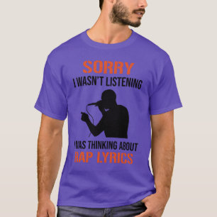 Rapper MC Hip Hop Rap Lyrics Freestyle Quote frien T-Shirt