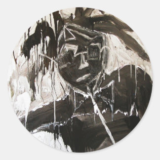 Rapper Rage Classic Round Sticker