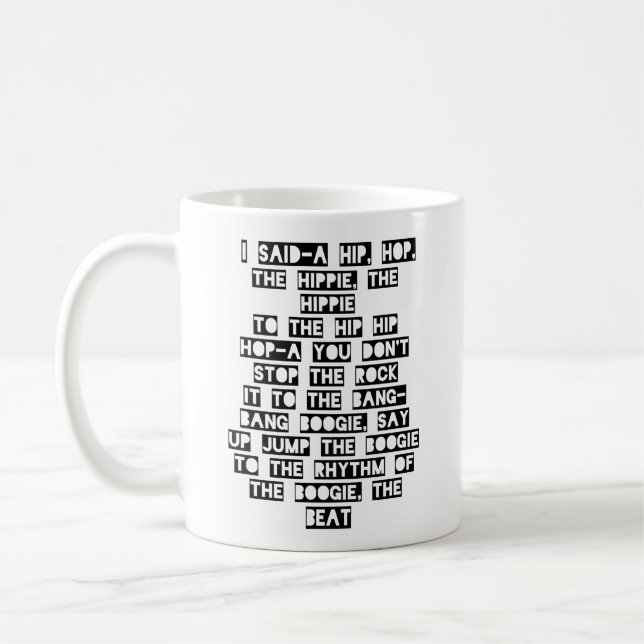 Rapper's Delight Mug (Left)