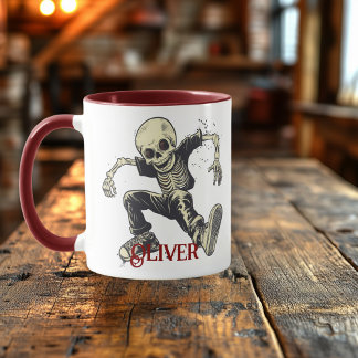 Rapping Skeleton Halloween – Spooky Dancing Vibes Mug