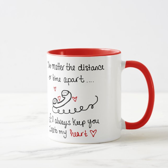 Rapport de longue distance de tasse (Droite)