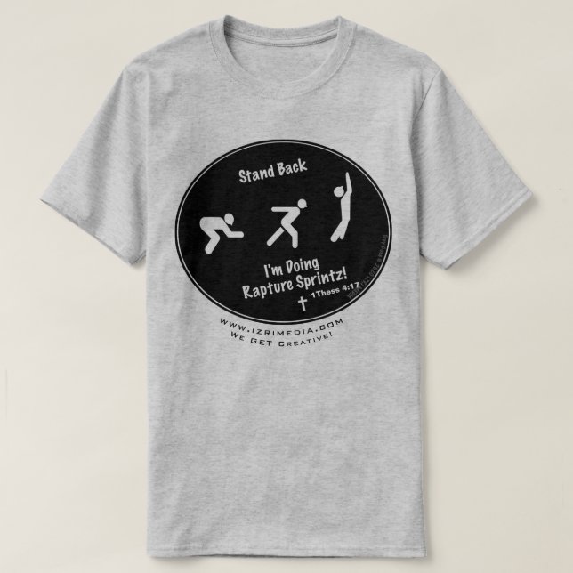 Rapportez Sprintz ! (Grey) par Troy Goss T-Shirt (Design devant)