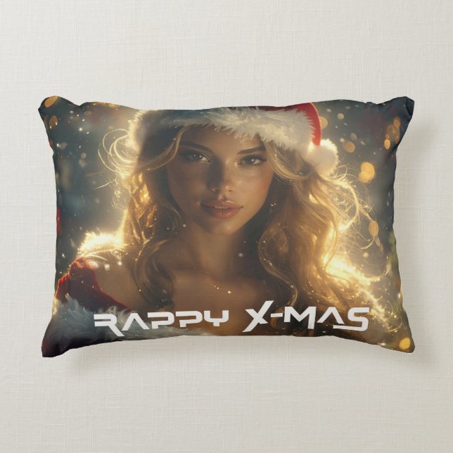 RAPPY X-MAS ACCENT PILLOW (Front)