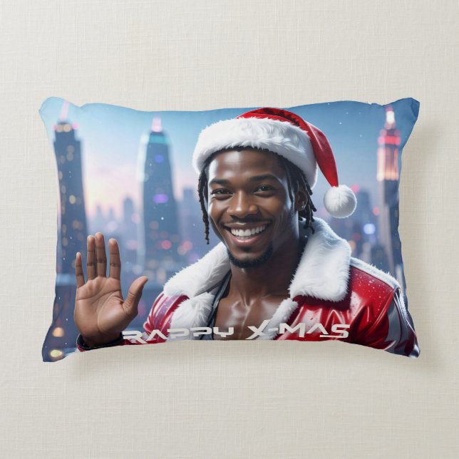 RAPPY X-MAS ACCENT PILLOW (Front)