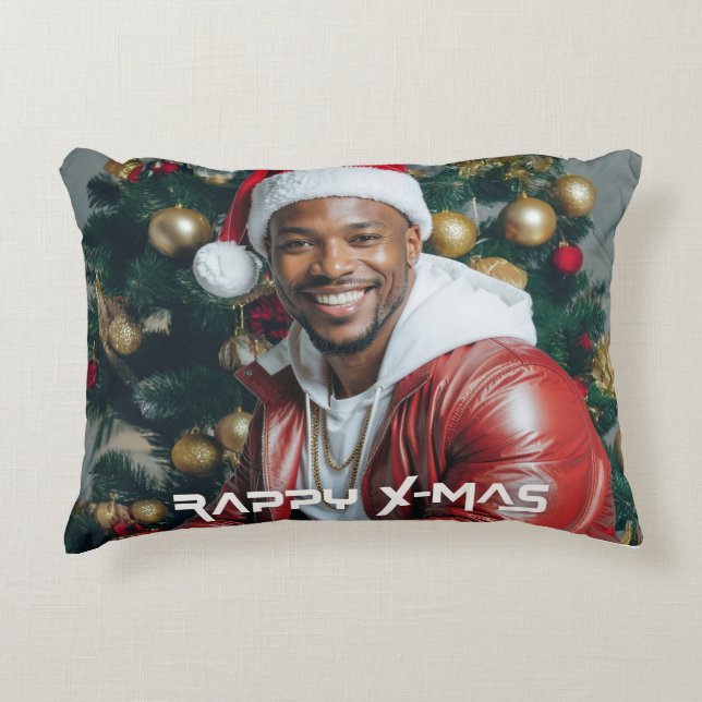 RAPPY X-MAS ACCENT PILLOW (Front)